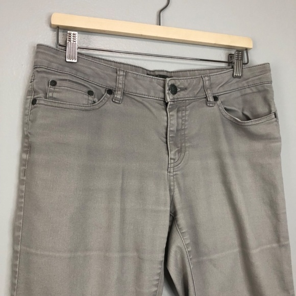 Prana Kayla Gray Jeans Size 8 29 Short Inseam Stretch Mid Rise - Picture 3 of 14